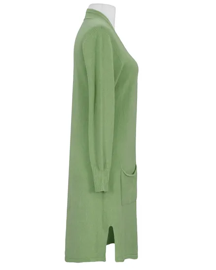 Strickh�lle mit Viskose in salbei von Made in Italy