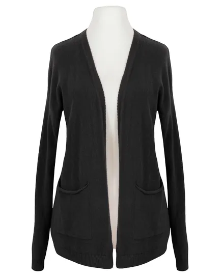 Strickh�lle mit Viskose in schwarz von Diana