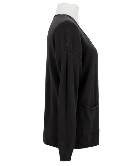 Strickh�lle mit Viskose in schwarz von Diana
