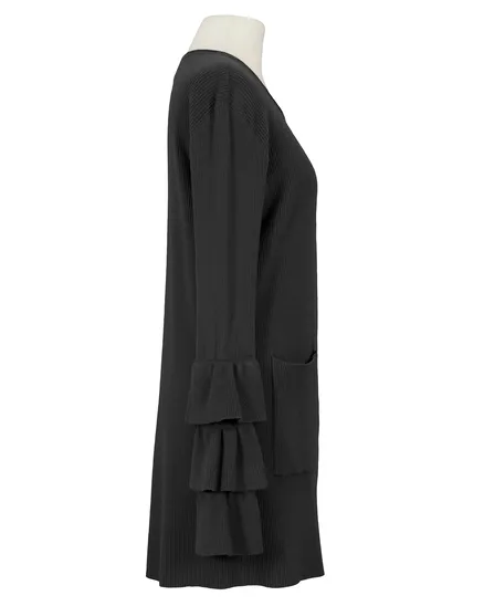 Strickh�lle mit Volant in schwarz von FASHION