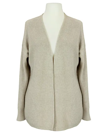 Strickh�lle Rippstrick in beige von Evis