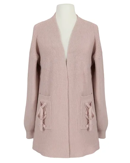 Strickh�lle Rippstrick in rosa von Sweet Lady