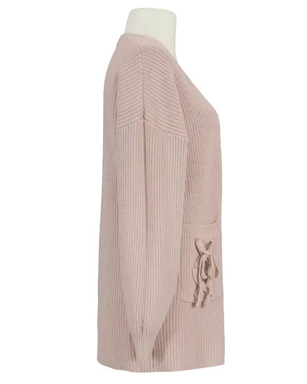 Strickh�lle Rippstrick in rosa von Sweet Lady