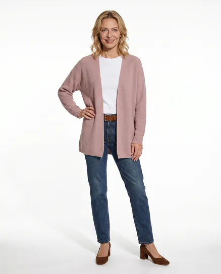 Strickh�lle Rippstrick in rosa von Evis