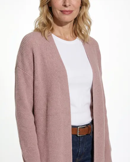 Strickh�lle Rippstrick in rosa von Evis