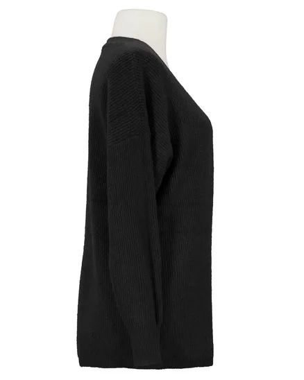 Strickh�lle Rippstrick in schwarz von Evis
