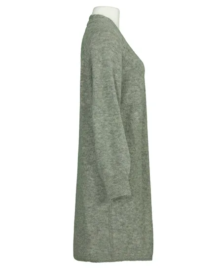 Strickh�lle V-Ausschnitt in oliv von Made in Italy