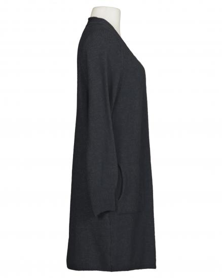 Strickhlle V-Ausschnitt in schwarz von Made in Italy