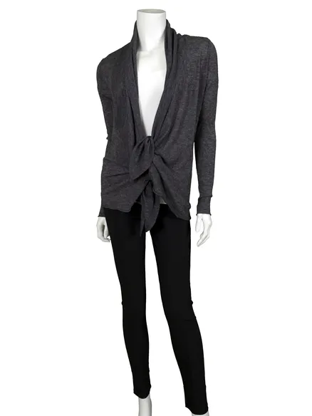 Strickjacke in anthrazit von Josh