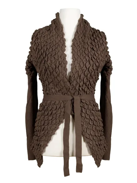 Strickjacke in braun von My Collection