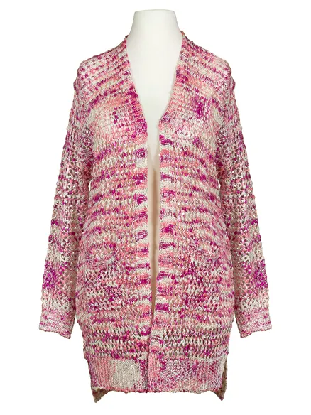 Strickh�lle mit Glanzgarn in pink von LAETITIA MEM