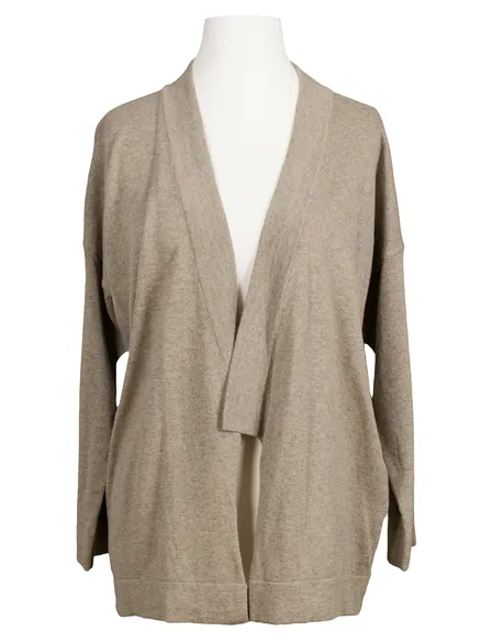 Strickh�lle in taupe von Spaziodonna