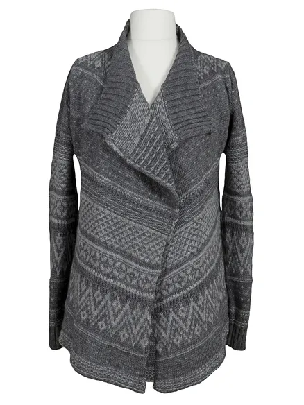 Strickh�lle mit Muster in grau von Montan