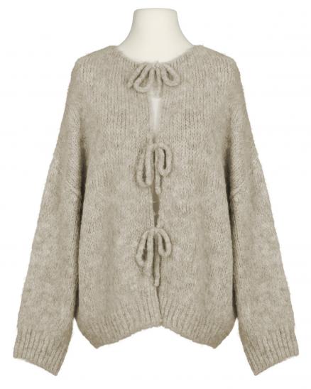 Strickjacke Oversize in beige von Monday Afternoon