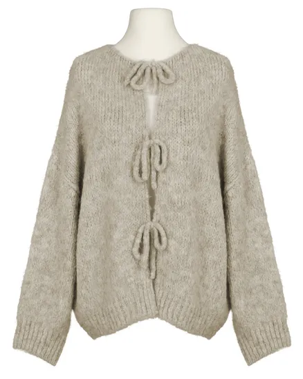 Strickjacke Oversize in beige von Monday Afternoon