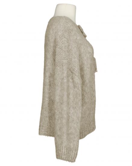 Strickjacke Oversize in beige von Monday Afternoon