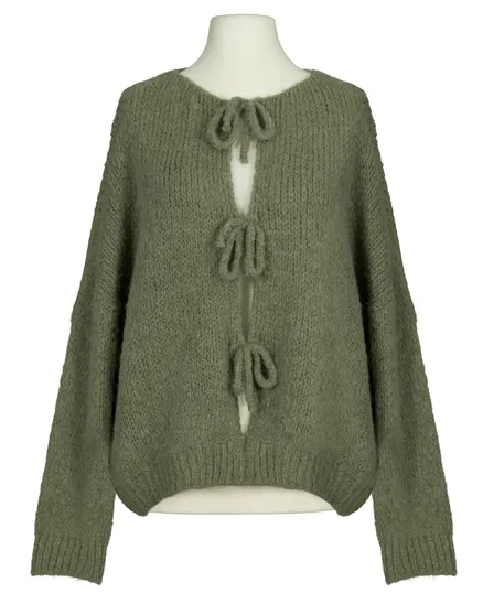 Strickjacke Oversize in khaki von Monday Afternoon