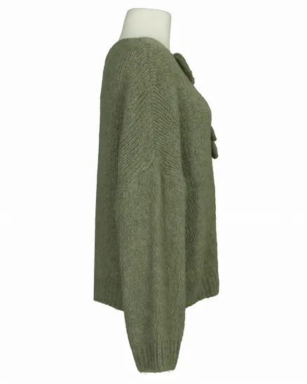 Strickjacke Oversize in khaki von Monday Afternoon