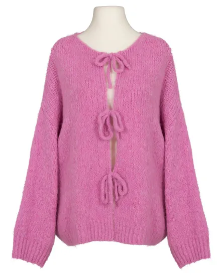 Strickjacke Oversize in pink von Monday Afternoon