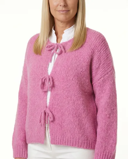 Strickjacke Oversize in pink von Monday Afternoon
