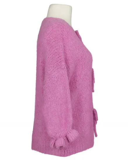 Strickjacke Oversize in pink von Made in Italy