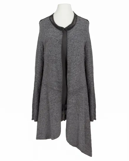 Twinset - Strickh�lle und Top in grau von Montan