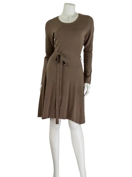 Strickkleid in braun von XUNA