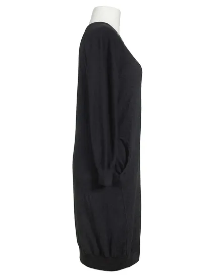 Strickkleid Ballonform in schwarz von Tiramisu