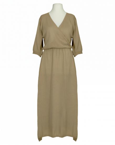 Strickkleid Baumwolle in camel von Made in Italy