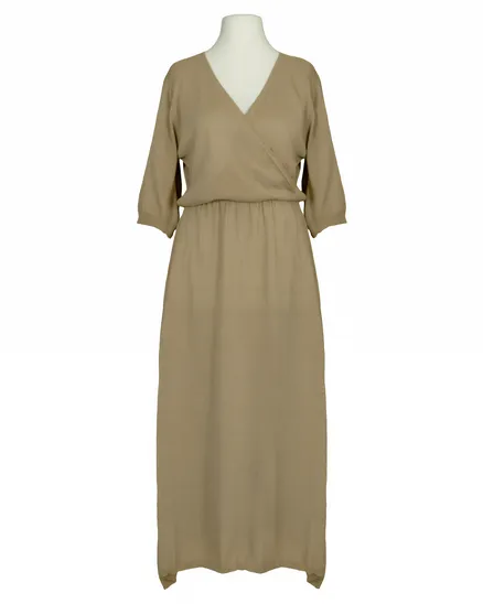 Strickkleid Baumwolle in camel von Made in Italy