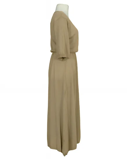 Strickkleid Baumwolle in camel von Made in Italy