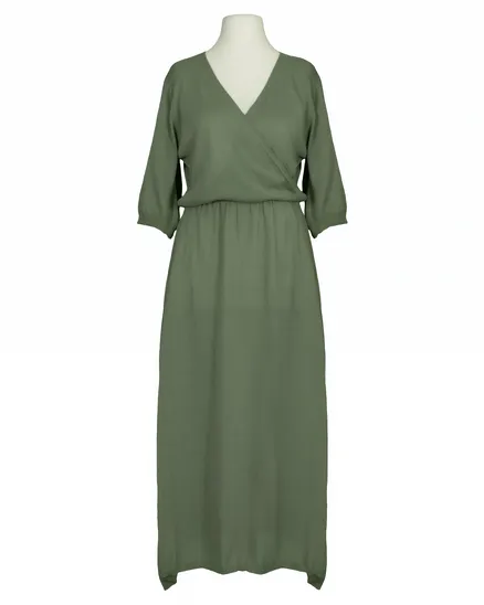 Strickkleid Baumwolle in khaki von Made in Italy