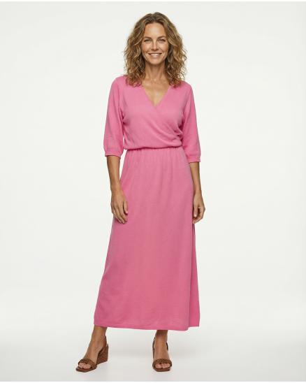 Strickkleid Baumwolle in pink von Made in Italy