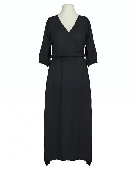 Strickkleid Baumwolle in schwarz von Made in Italy