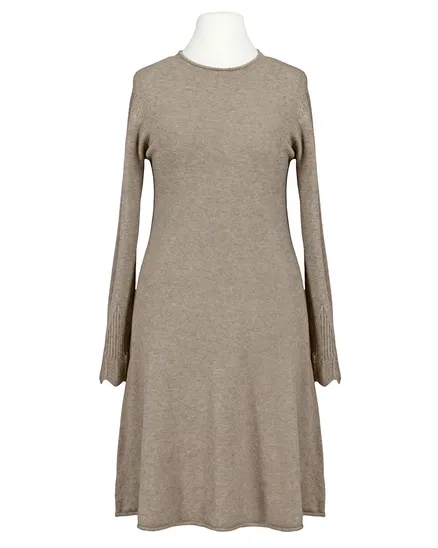 Strickkleid Feinstrick in braun von Spaziodonna