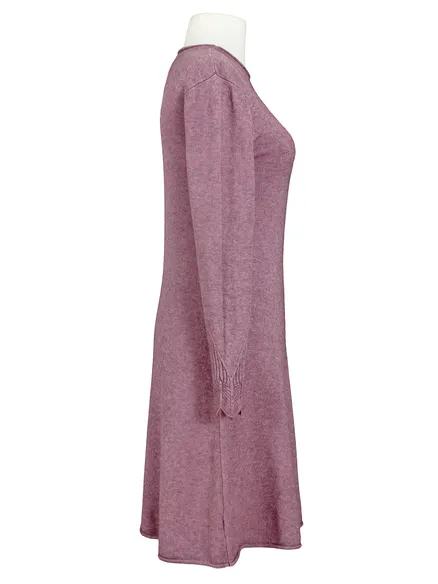 Strickkleid Feinstrick in lavendel von Spaziodonna