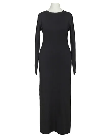 Strickkleid lang in schwarz von Spaziodonna