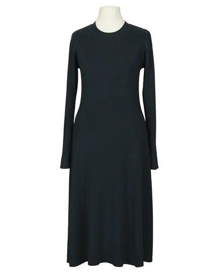 Strickkleid Rippstrick in schwarz von M & V
