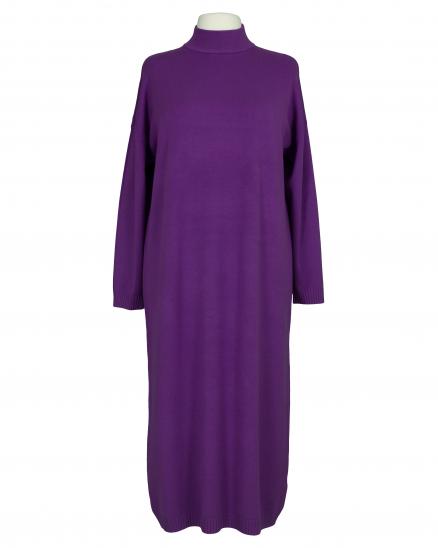 Strickkleid Stehkragen in lila von Made in Italy