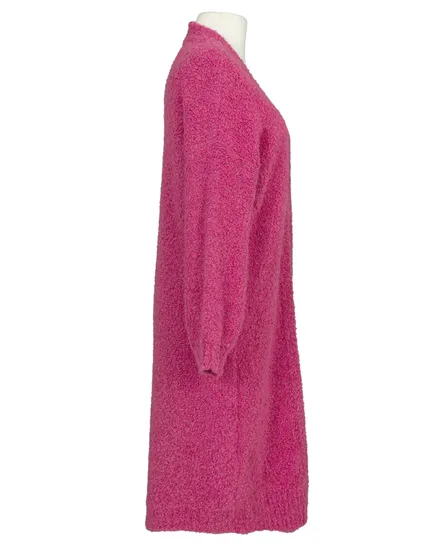 Strickmantel Boucl� in pink von Made in Italy