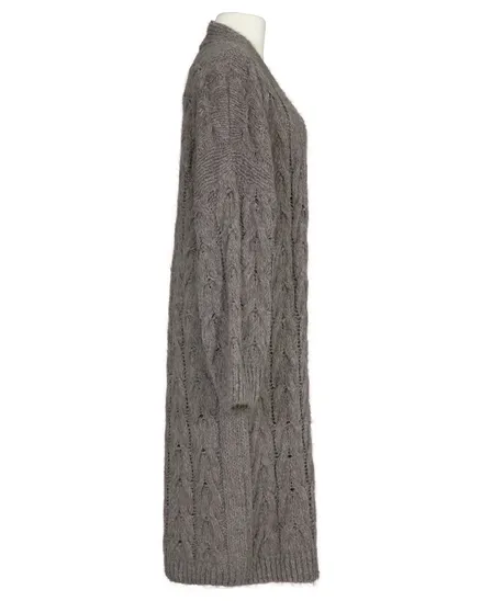 Strickmantel Grobstrick in braun von Made in Italy