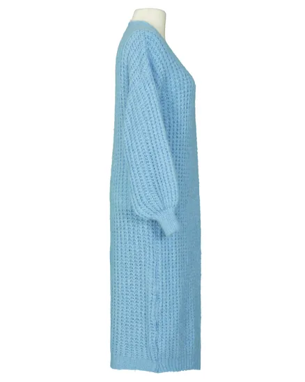Strickmantel Grobstrick in eisblau von Made in Italy