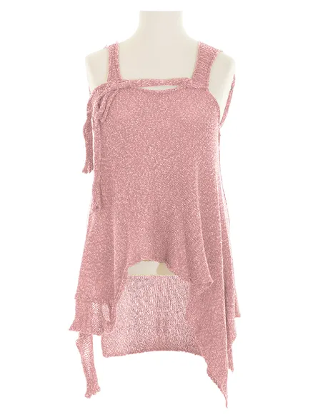 Stricktunika in rosa von Amandine