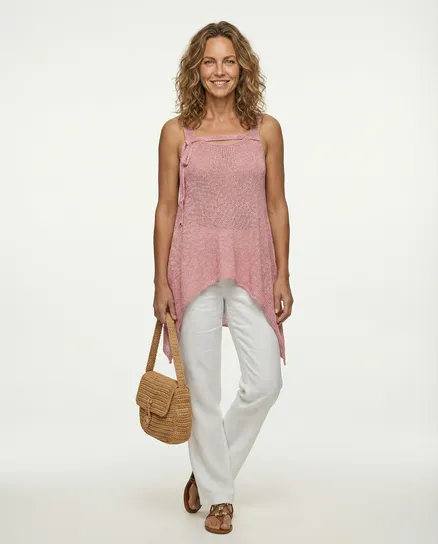 Stricktunika in rosa von Amandine