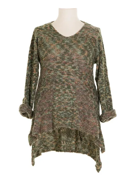 Pullover Tunikastil in gr�n von Amandine