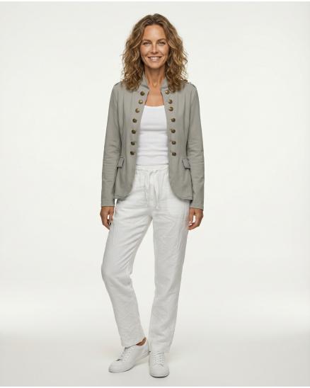 Sweatjacke in beige von XUNA