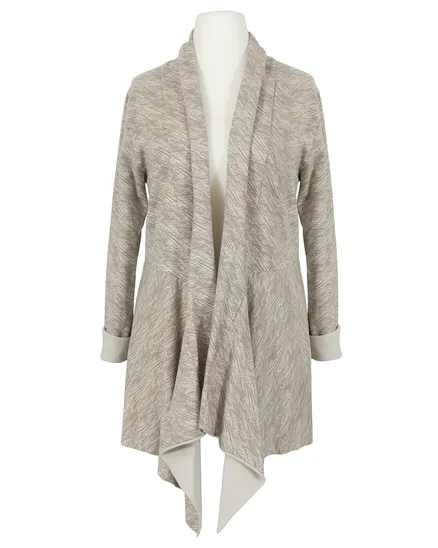 Sweatjacke Jersey in taupe von Carla Giannini