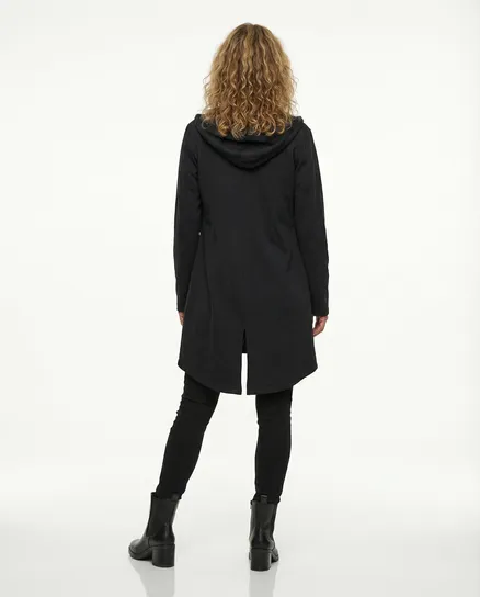 Sweatjacke Kapuze in schwarz von ever new fashion