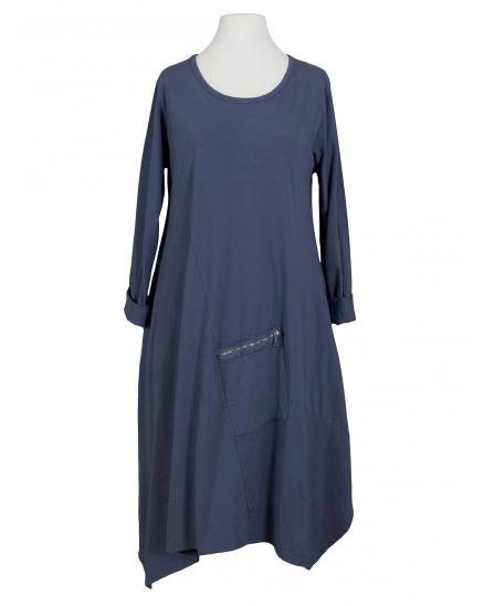 Sweatkleid A-Linie in jeansblau von New Collection