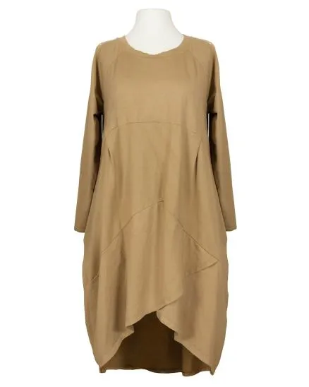 Sweatkleid Ballonform in camel von Spaziodonna